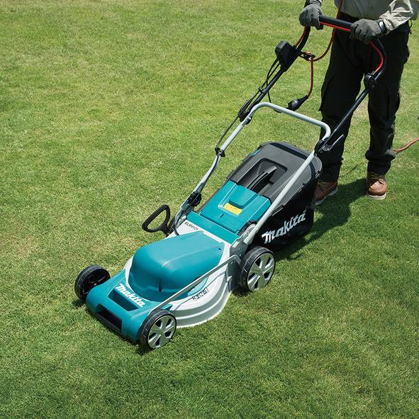 Makita ELM4121, 600 m², 41 cm, 2 cm, 7,5 cm, 50 l, 4 Rad/Räder-1