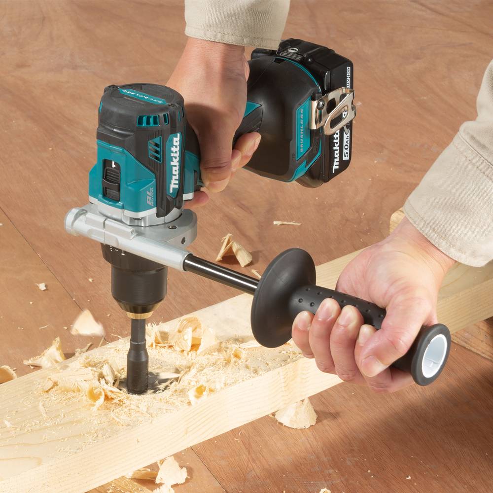 Makita DDF492Z, Handbohrmaschine, Ohne Schlüssel, Bürstenlos, Bohrer, Blau, Schwarz, 1,3 cm-2