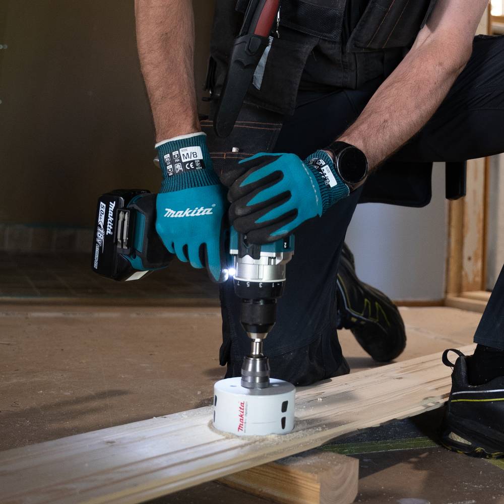 Makita DDF492Z, Handbohrmaschine, Ohne Schlüssel, Bürstenlos, Bohrer, Blau, Schwarz, 1,3 cm-4