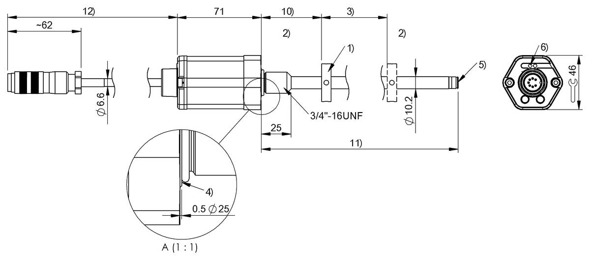 BALLUFF Magnetostriktives System - BTL4EMN, 1 St.-1