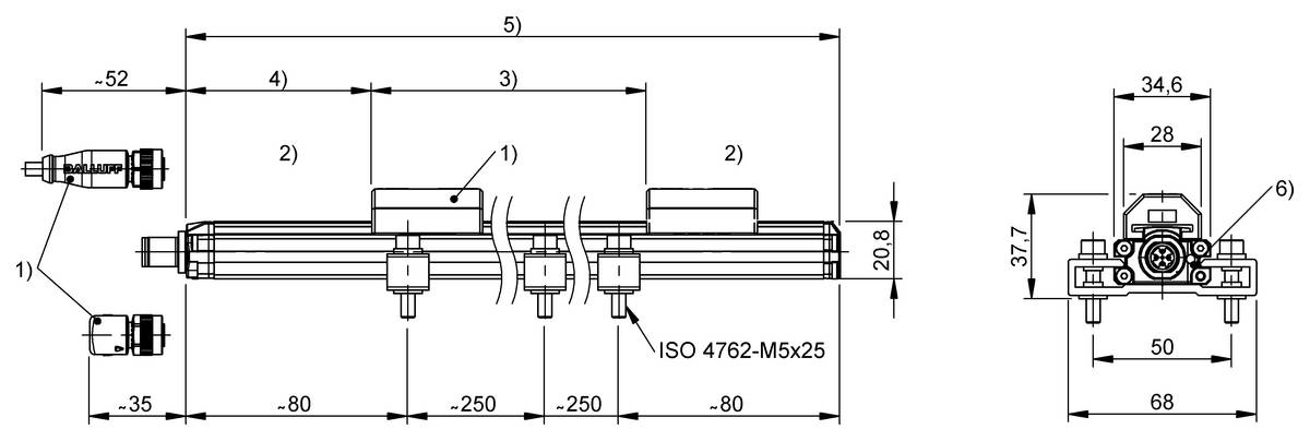 BALLUFF Magnetostriktives System - BTL41C4, 1 St.-1