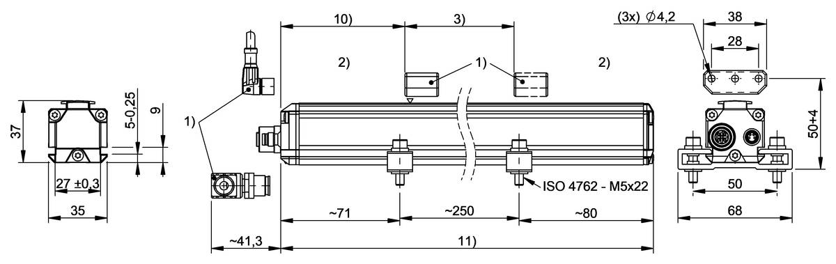 BALLUFF Magnetostriktives System - BTL42JN, 1 St.-1