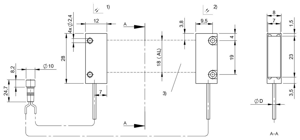 BALLUFF Optischer Sensorkopf - BOH00CY, 1 St.-1