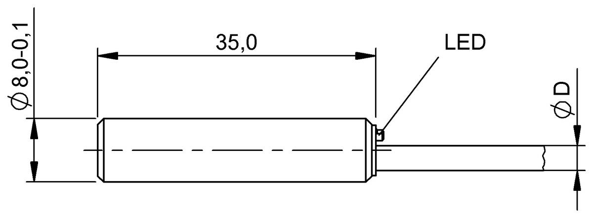BALLUFF Induktiver Sensor - BES037A, 1 St.-1