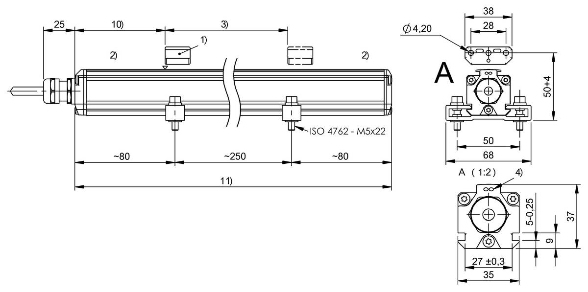 BALLUFF Magnetostriktives System - BTL340N, 1 St.-1