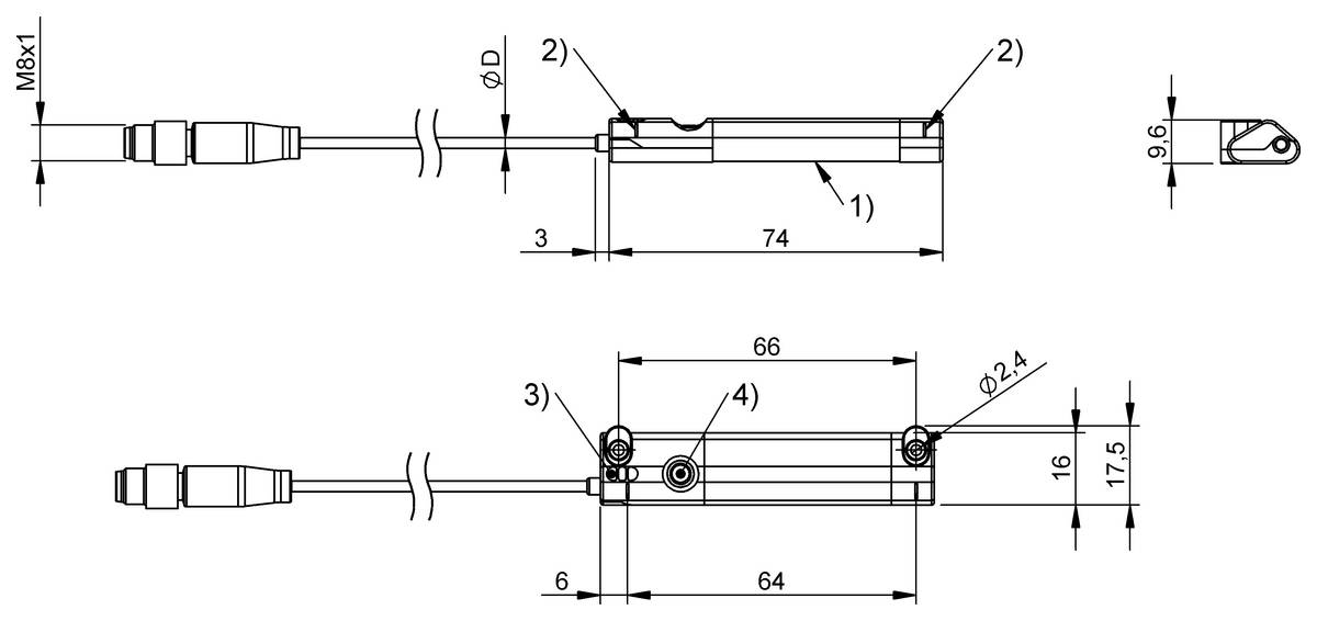 BALLUFF Magnetfeld-Positionsmesssystem - BMP0005, 1 St.-1