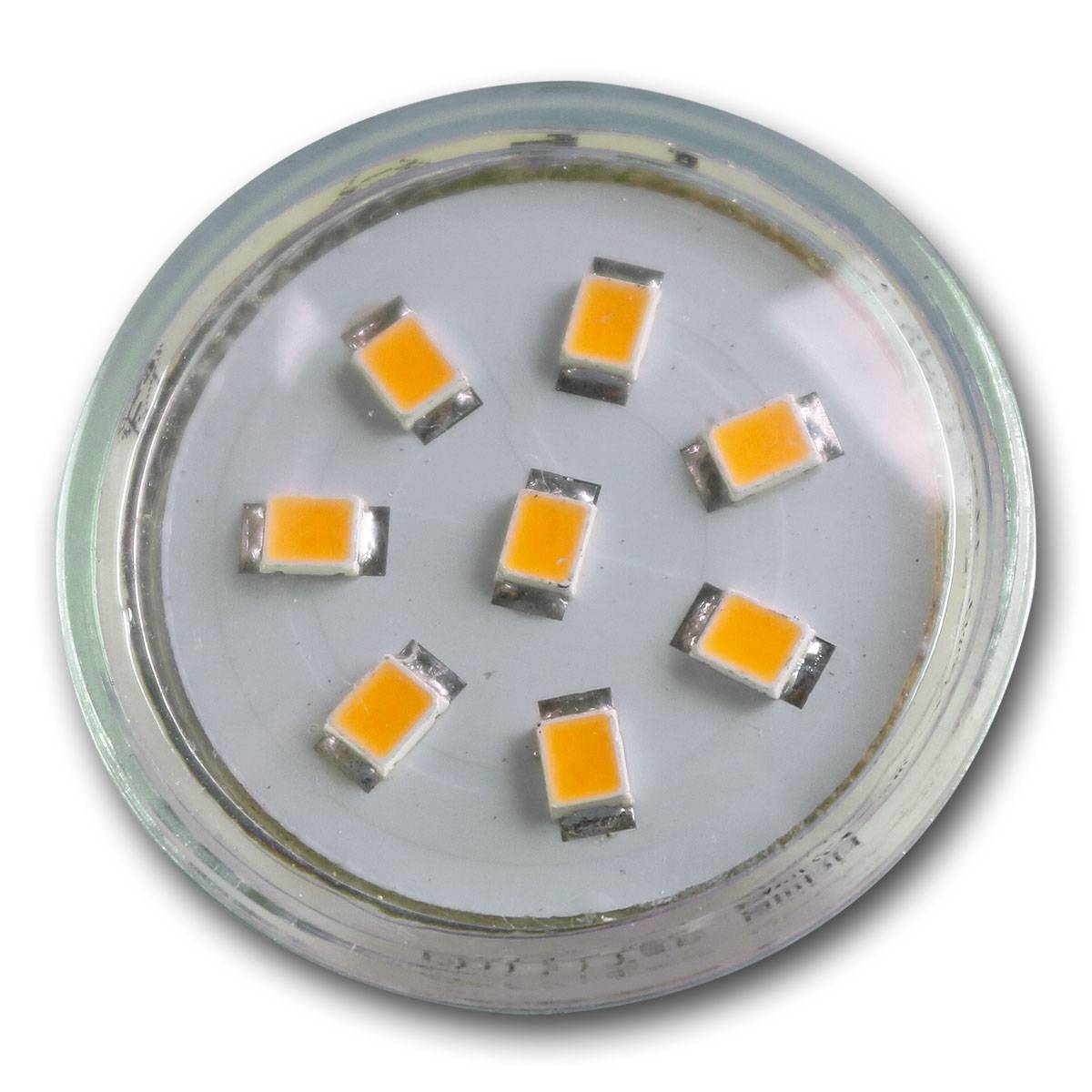 ChiliTec - MR11 Strahler, 8 SMD LED warmweiß, 140lm, 12V/2W-2