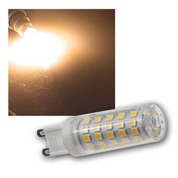 ChiliTec - LED Stiftsockel G9 warmweiß, 8W, 720lm 3000k, 330°