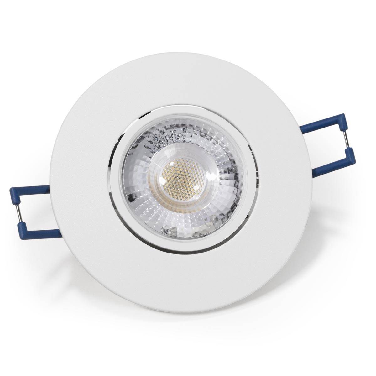 McShine - 10x LED Einbauleuchte EL-313 weiß 4,5W 450lm warm-2