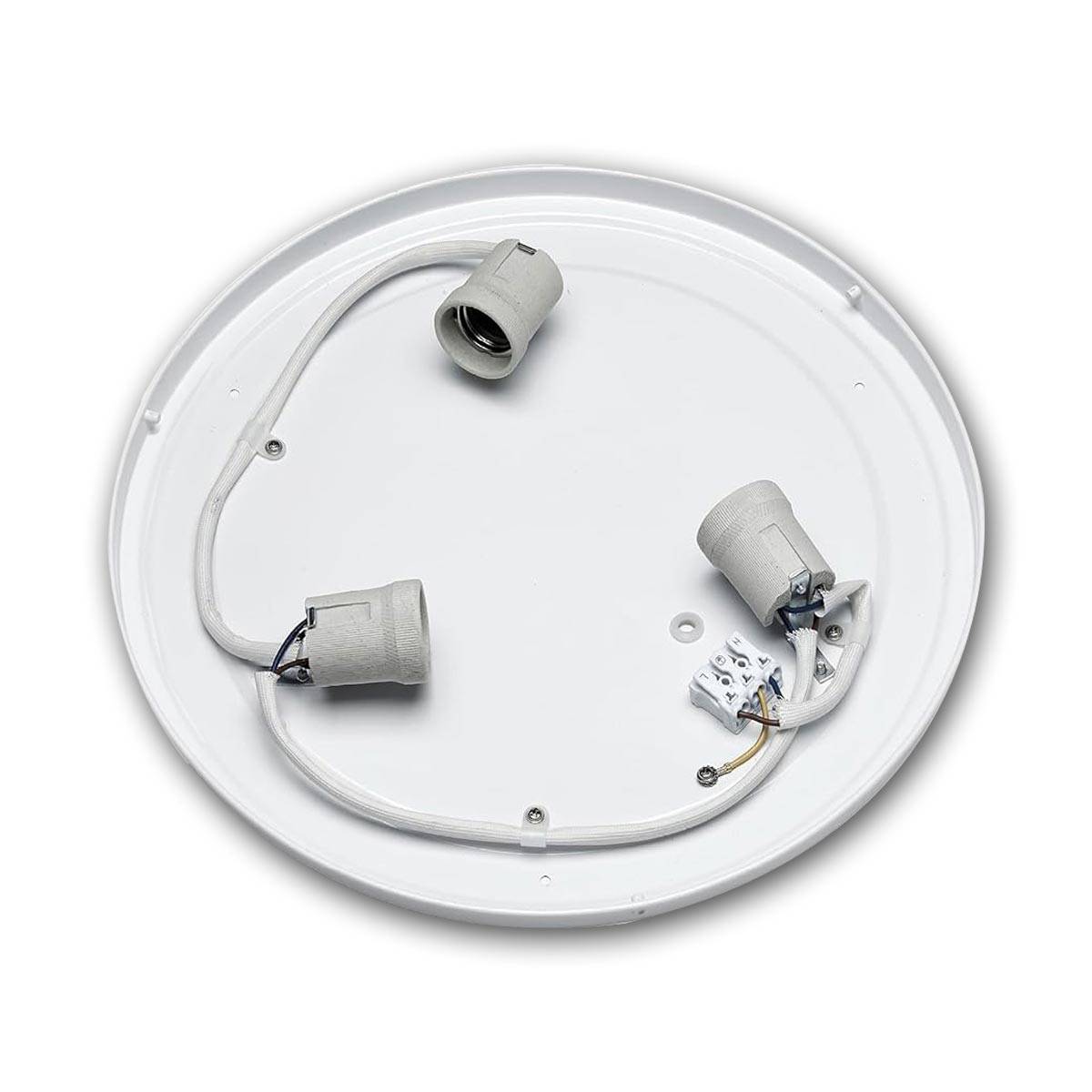 McShine - Deckenleuchte "Star", 3x E27, Ø37,5cm weiß Plafond-1