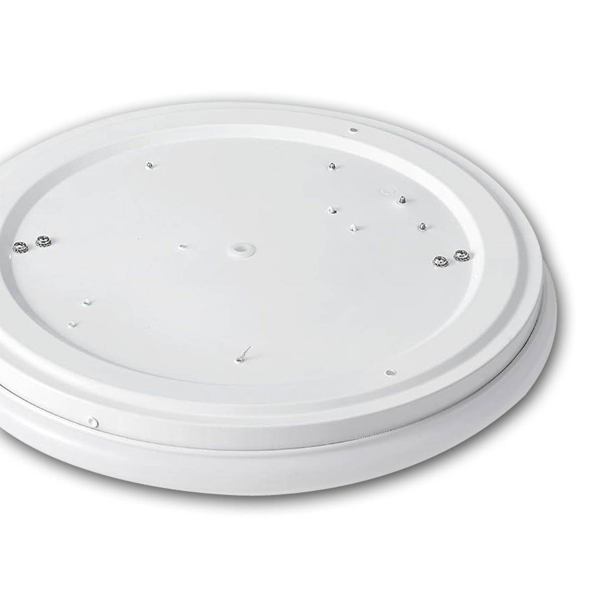 McShine - Deckenleuchte "Star", 3x E27, Ø37,5cm weiß Plafond-2