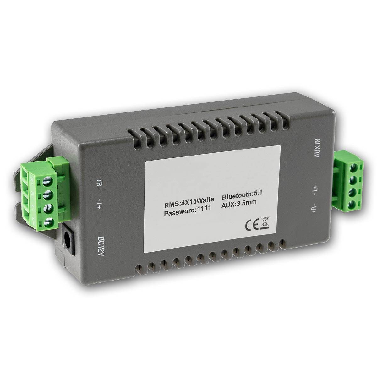 ChiliTec - Bluetooth Receiver, 4-Kanal Verstärker 4x15W, 12V-1