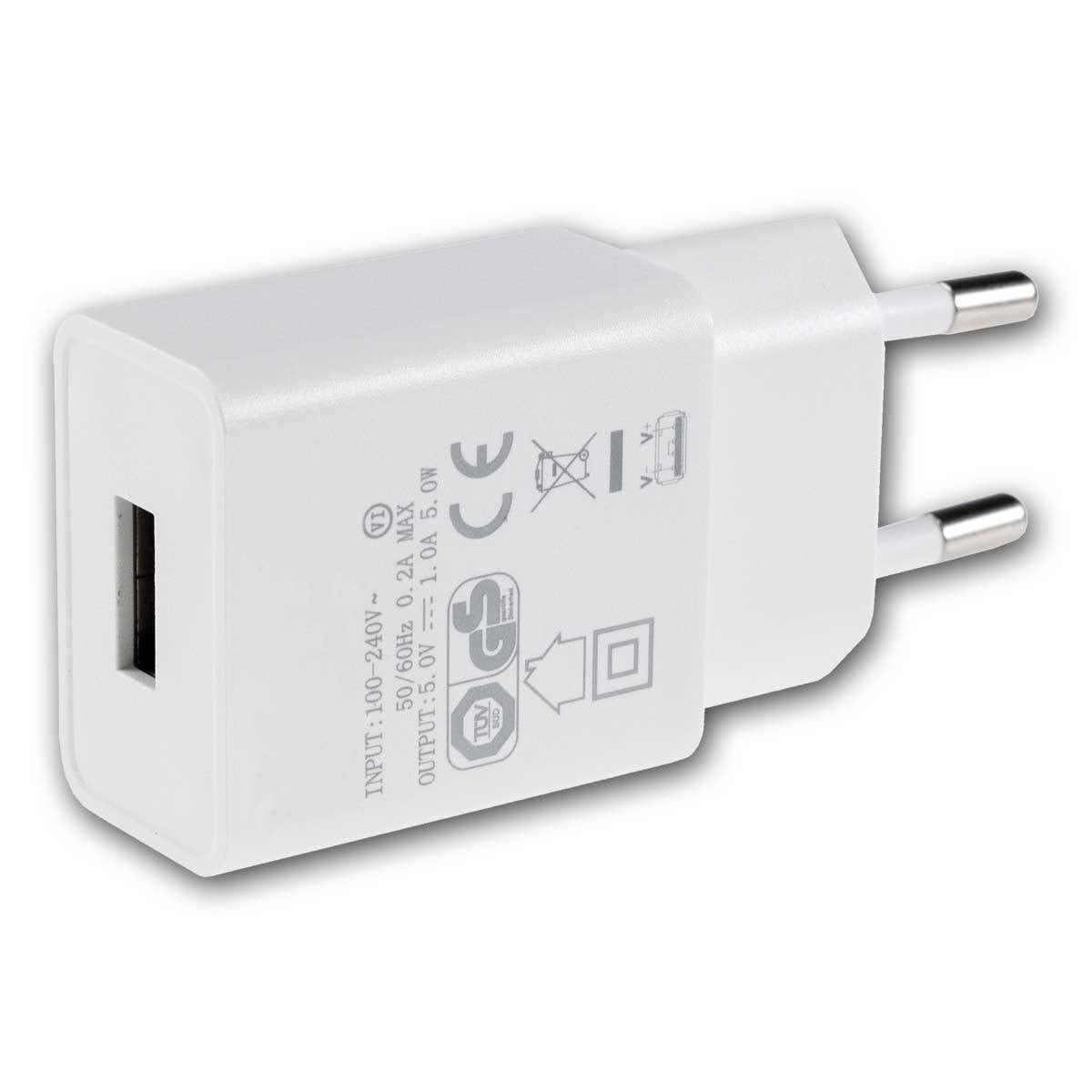 ChiliTec - Stecker-Netzteil ws mit USB "CTN-0510" 5V=, 1A, 5W-0