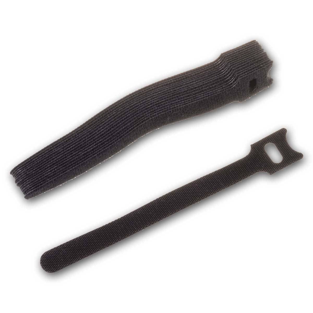 world-trading-net - Klett-Kabelbinder 150x12mm, schwarz, 10er Pack-0