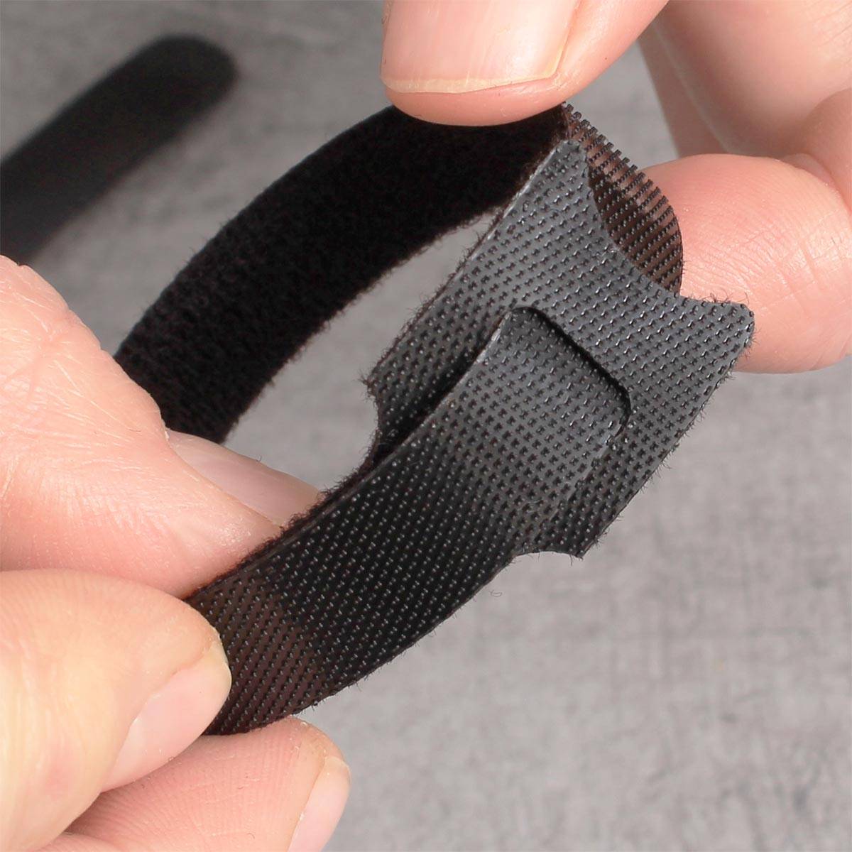 world-trading-net - Klett-Kabelbinder 150x12mm, schwarz, 10er Pack-3