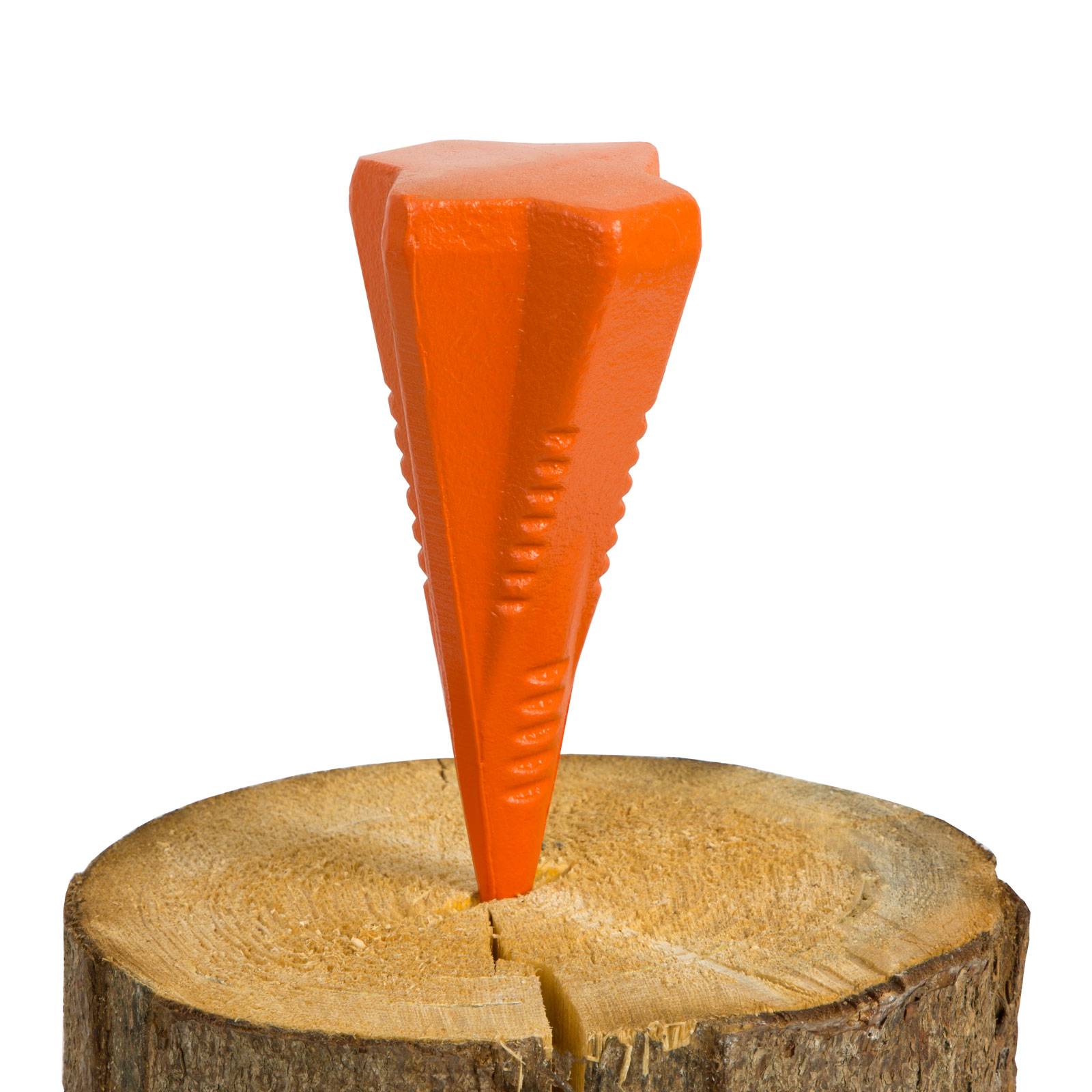 EBERTH Spaltkeil Holzspalter aus Stahl Größe 7 x 7 x 17 cm Spaltgranate zum einfachen sicheren Holz Spalten-2