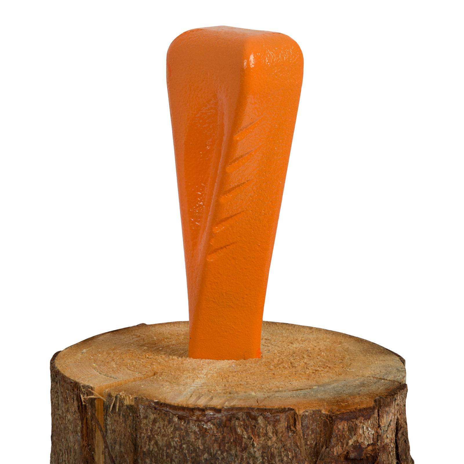 EBERTH Spaltkeil Holzspalter aus Stahl Größe 4 x 6 x 19 cm Drehspaltkeil zum einfachen sicheren Holz Spalten-2