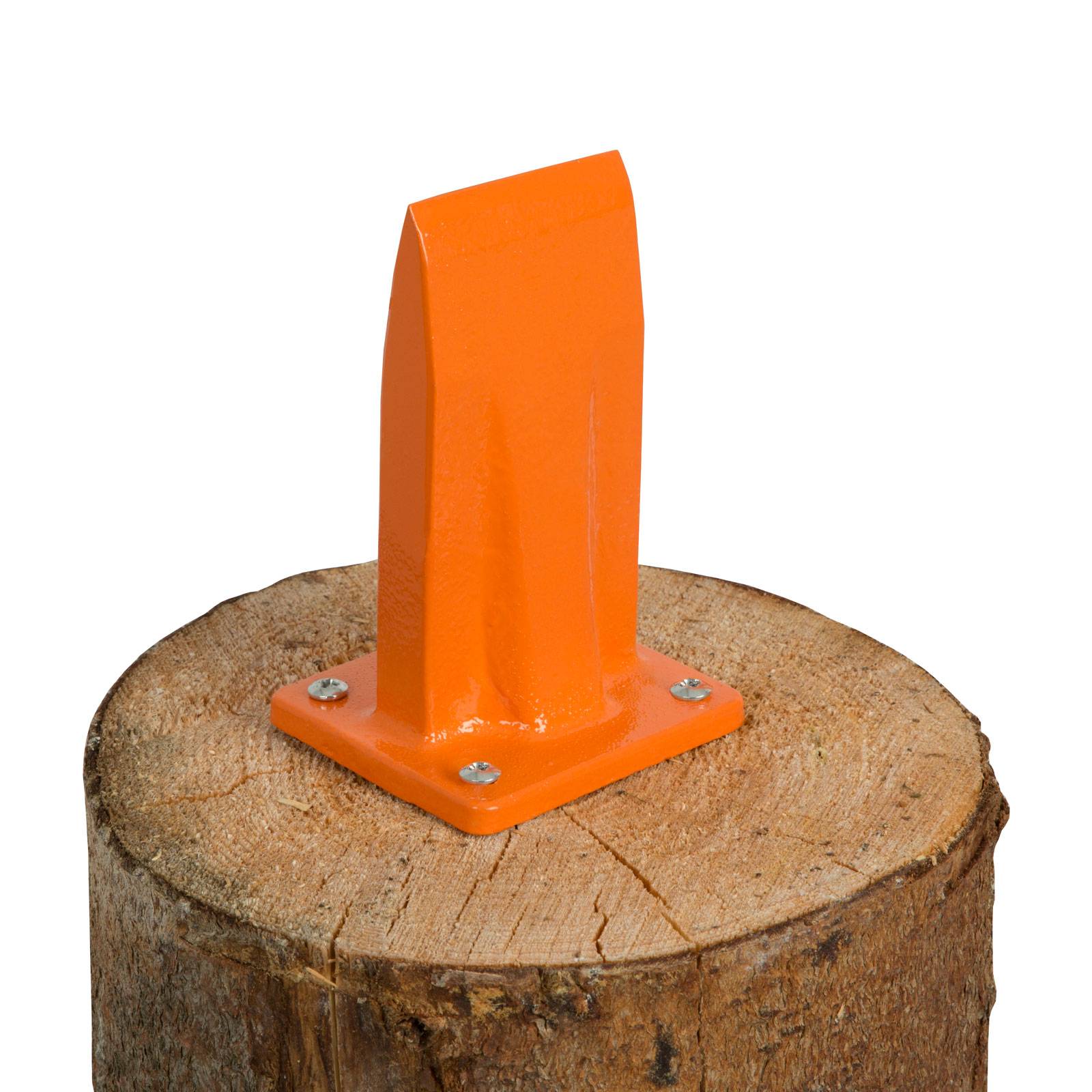 EBERTH Holzspalter Manuell Spaltkeil Brennholzspalter aus Stahl Größe 8 x 7 x 13 cm Holzspalter zum einfachen-4