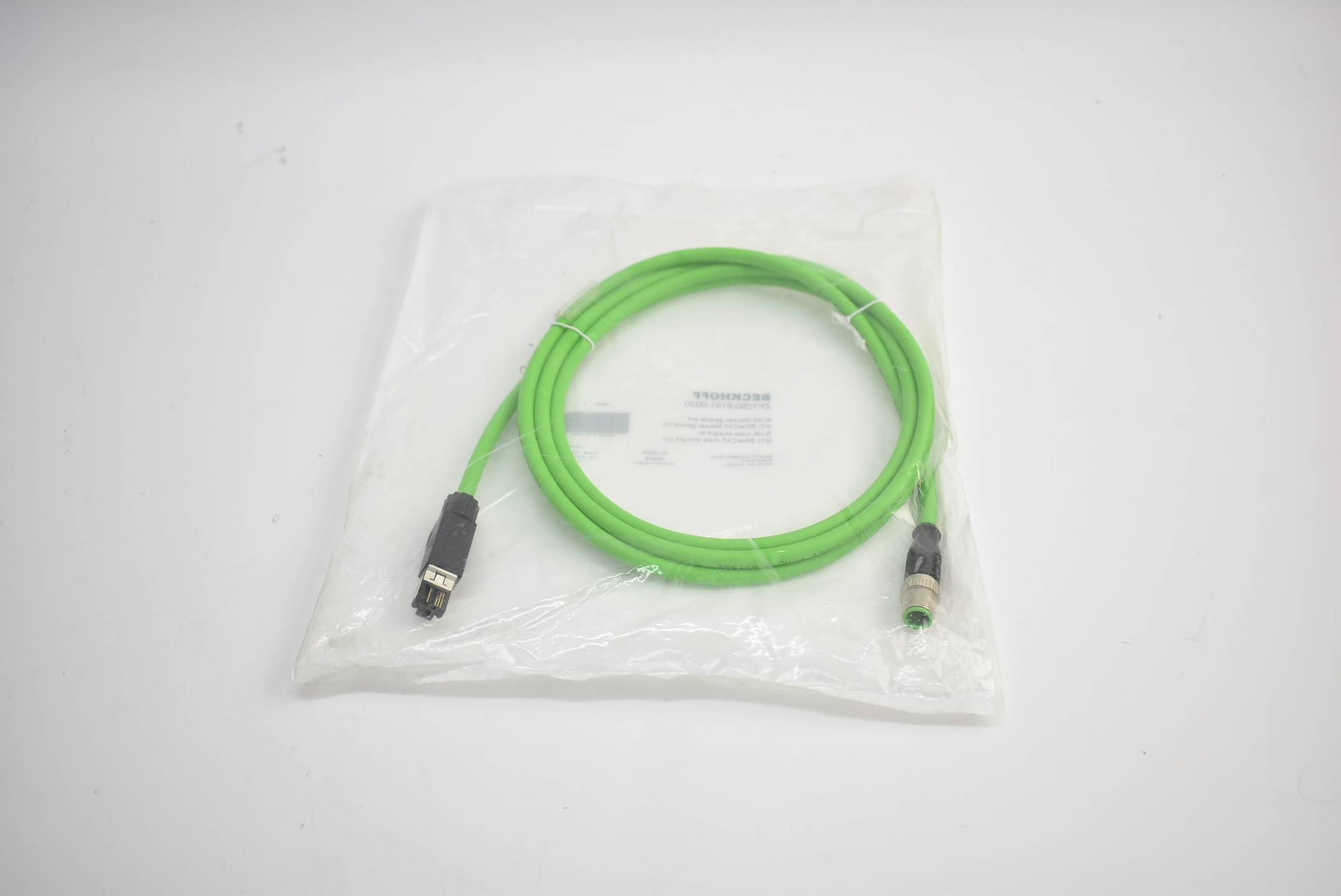 Beckhoff EtherCAT-Leitung PUR AWG 22 RJ45 Stecker 2 m ZK1090-6191-0020-1