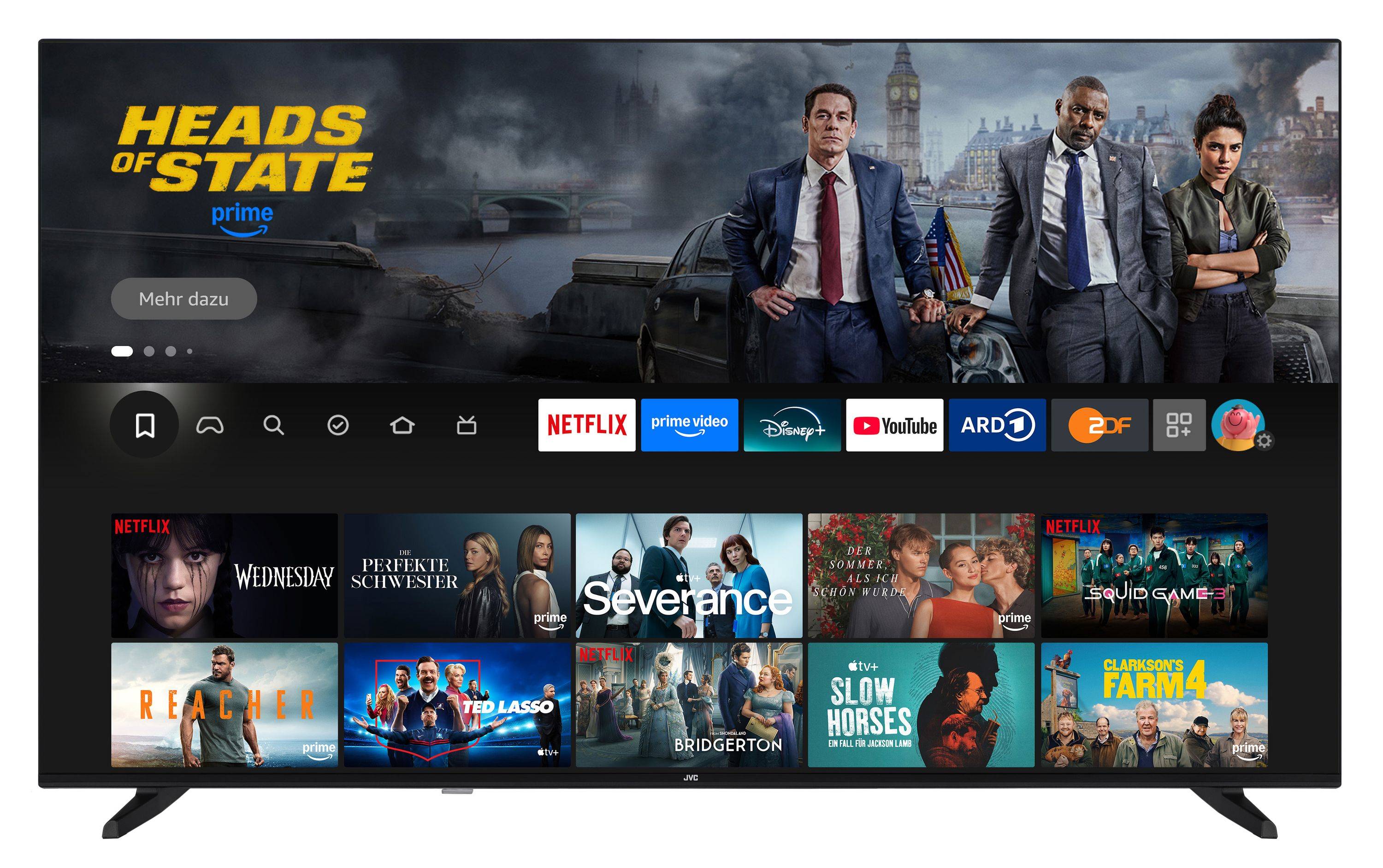 JVC LT-65VRQ3555 QLED Fernseher 65 Zoll Fire TV 4K UHD Smart TV HDR Dolby Vision Atmos, Alexa (2026)-2
