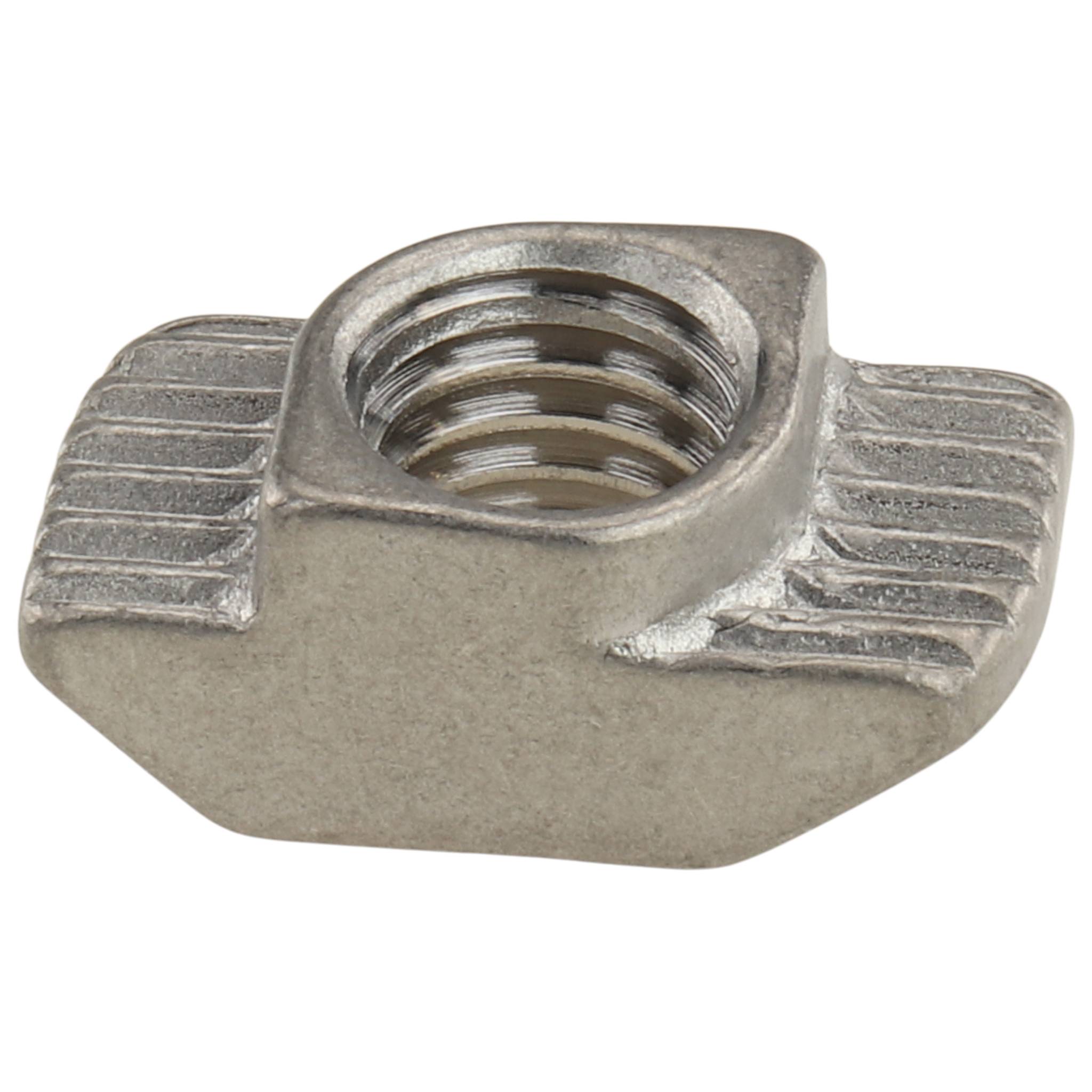 Hammermutter M8, Nut 10, mit Steg, Edelstahl, blank-1