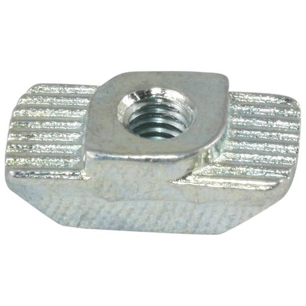 Hammermutter M4, Nut 8, Typ B, mit Steg, Stahl, verzinkt