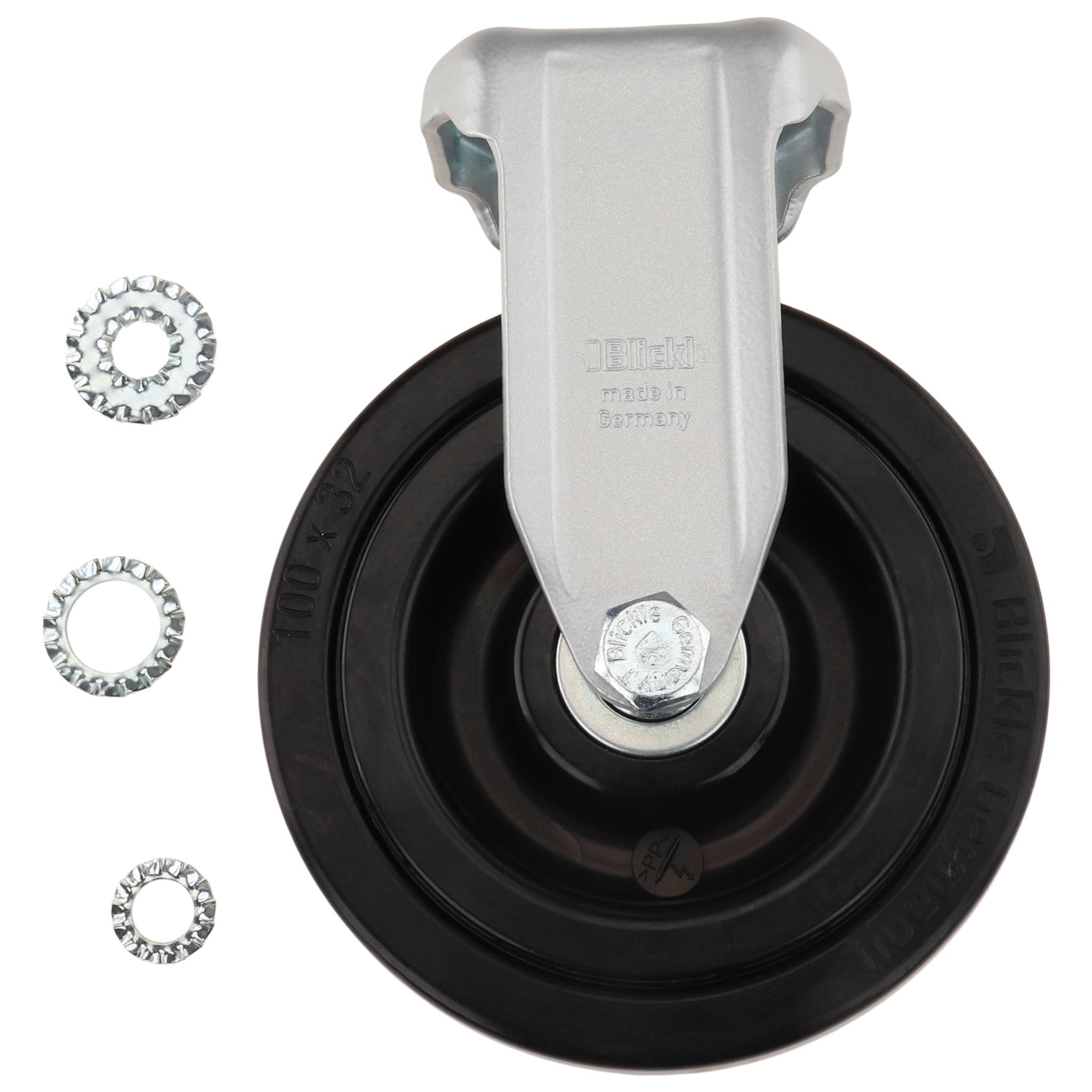 Rolle, Bockrolle, D100, Radkörper PA, schwarz-0