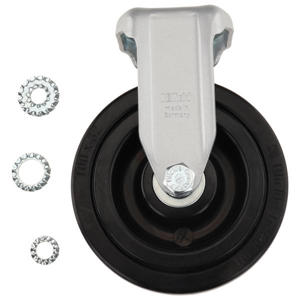 Rolle, Bockrolle, D100, Radkörper PA, schwarz