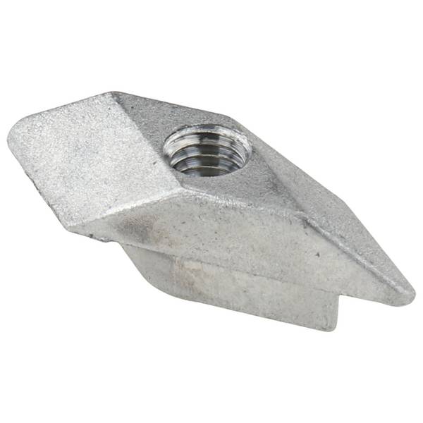 Rhombusmutter M5, Nut 8, Typ I, mit Steg, Zink-Druckguß, blank