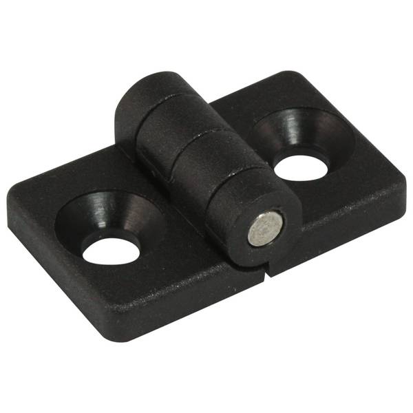 Scharnier, Minischarnier, 32x20x10, Kunststoff PA glasfaserverstärkt, schwarz