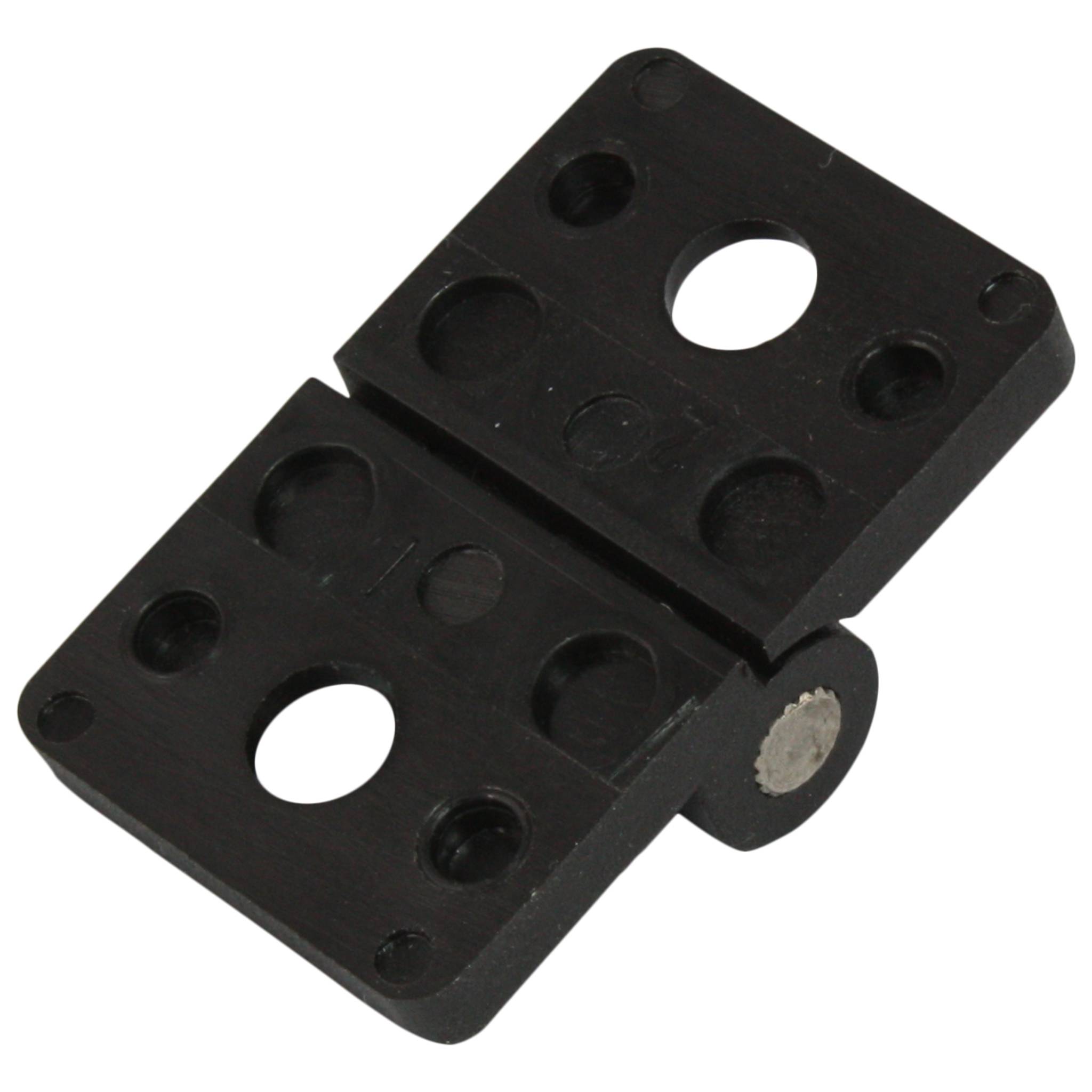 Scharnier, Minischarnier, 32x20x10, Kunststoff PA glasfaserverstärkt, schwarz-1