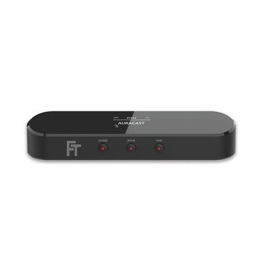 FeinTech BT200 Bluetooth 5.4 Audio Transmitter mit Display AptX Auracast