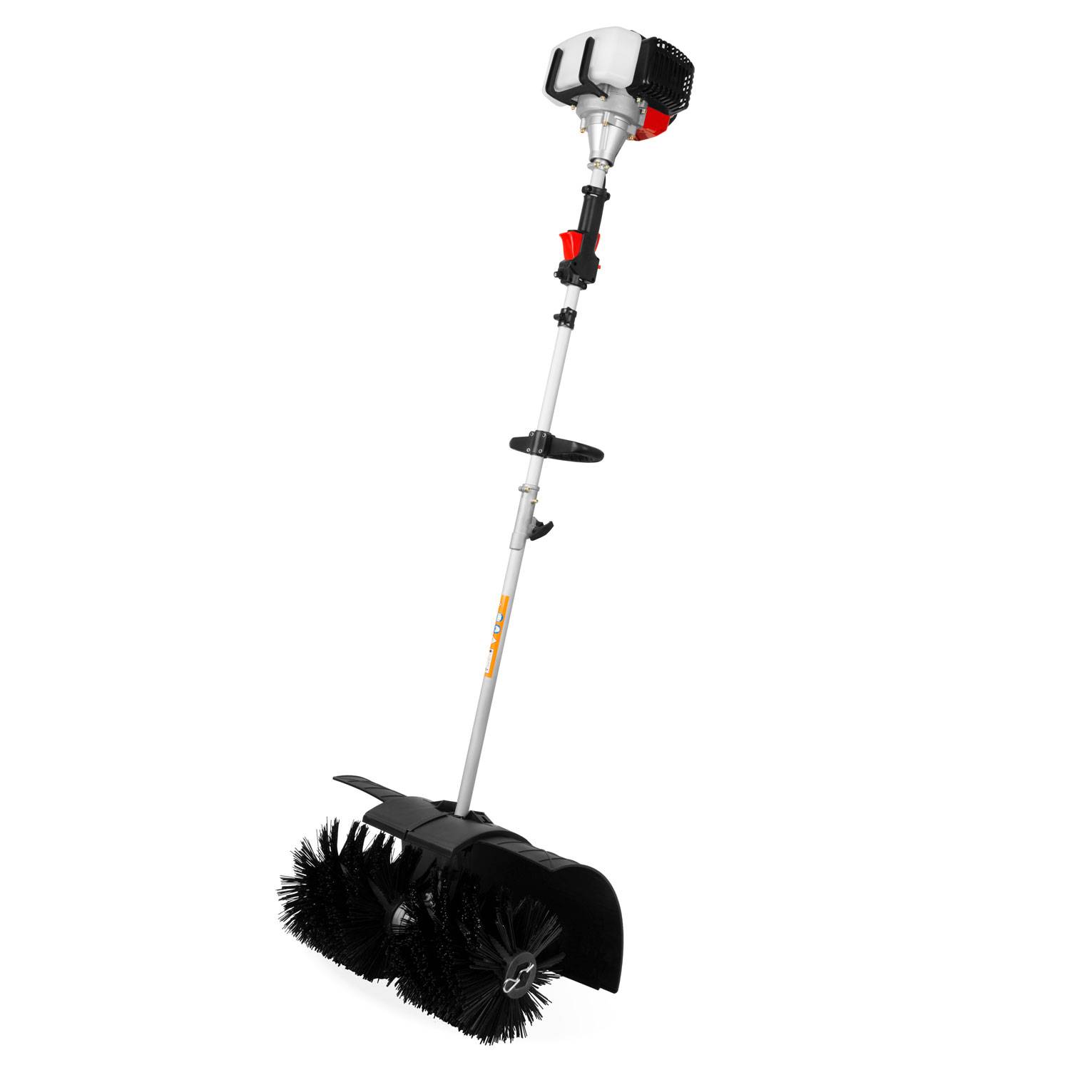 EBERTH Kehrmaschine Motorbesen Kehrbesen Benzin 3PS 2-Takt Motor 52ccm 2x 30cm Kehrwalze Kehrbreite 60cm-1