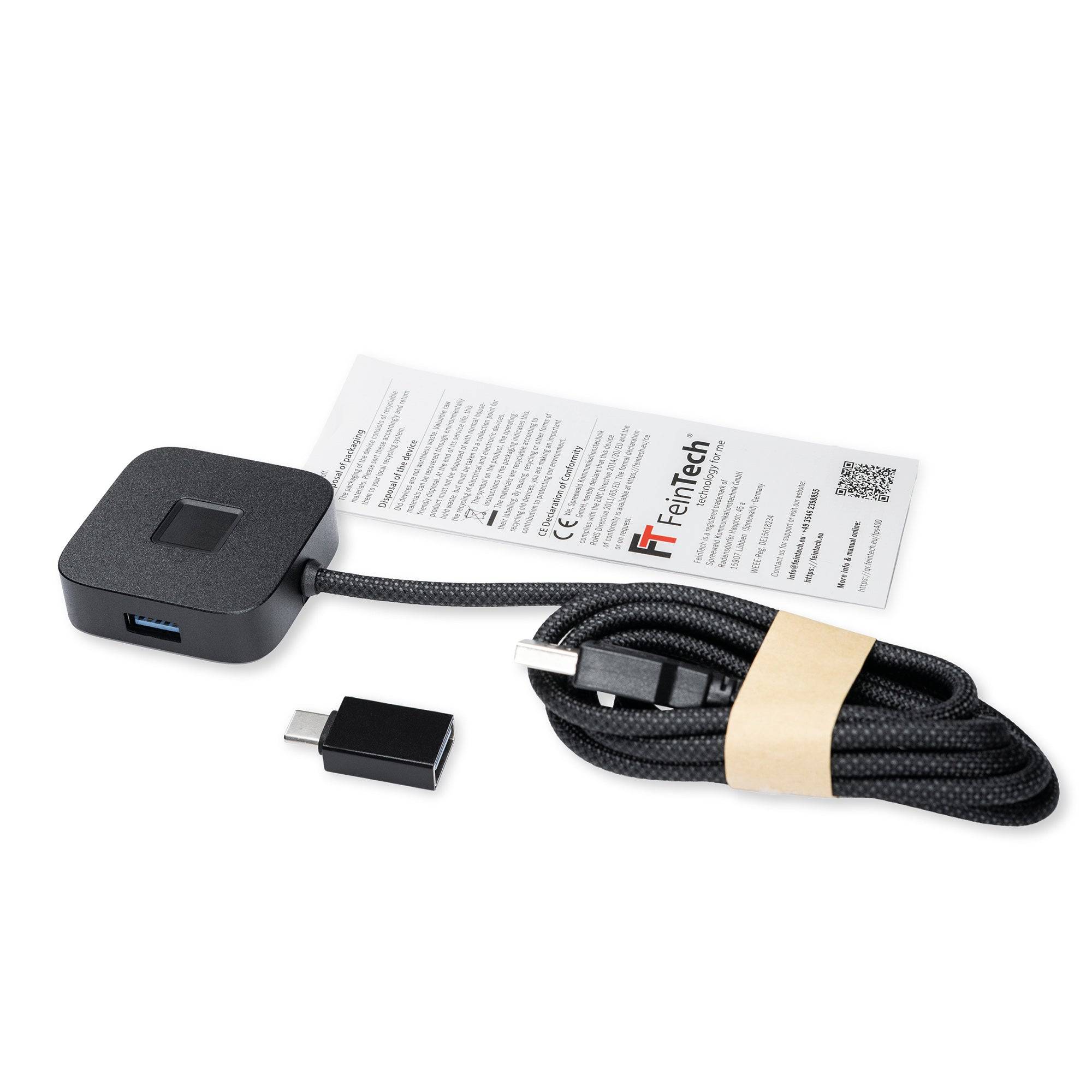 FeinTech FPS400 Fingerabdruck-Sensor für Windows Hello USB-Hub-6
