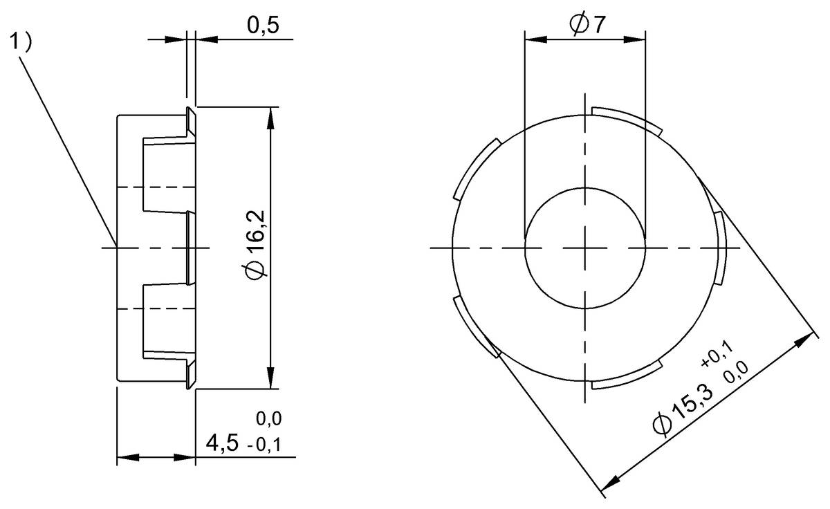 BALLUFF BIS L-245-03/L, Runde Tags für den LF-Bereich (125 kHz), P/n: BIS00KK-1