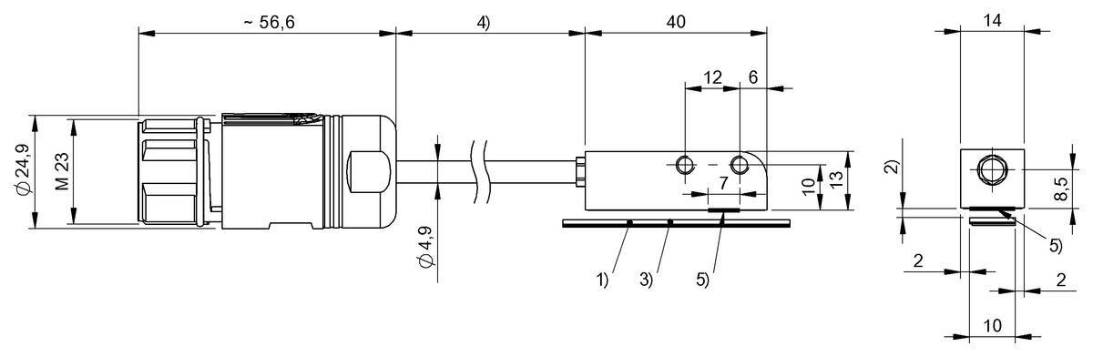 BALLUFF BML-S1H1-B6QC-M3CA-D0-KA00,8-ZA17, Absolutes Wegmesssystem, P/n: BML060F-0