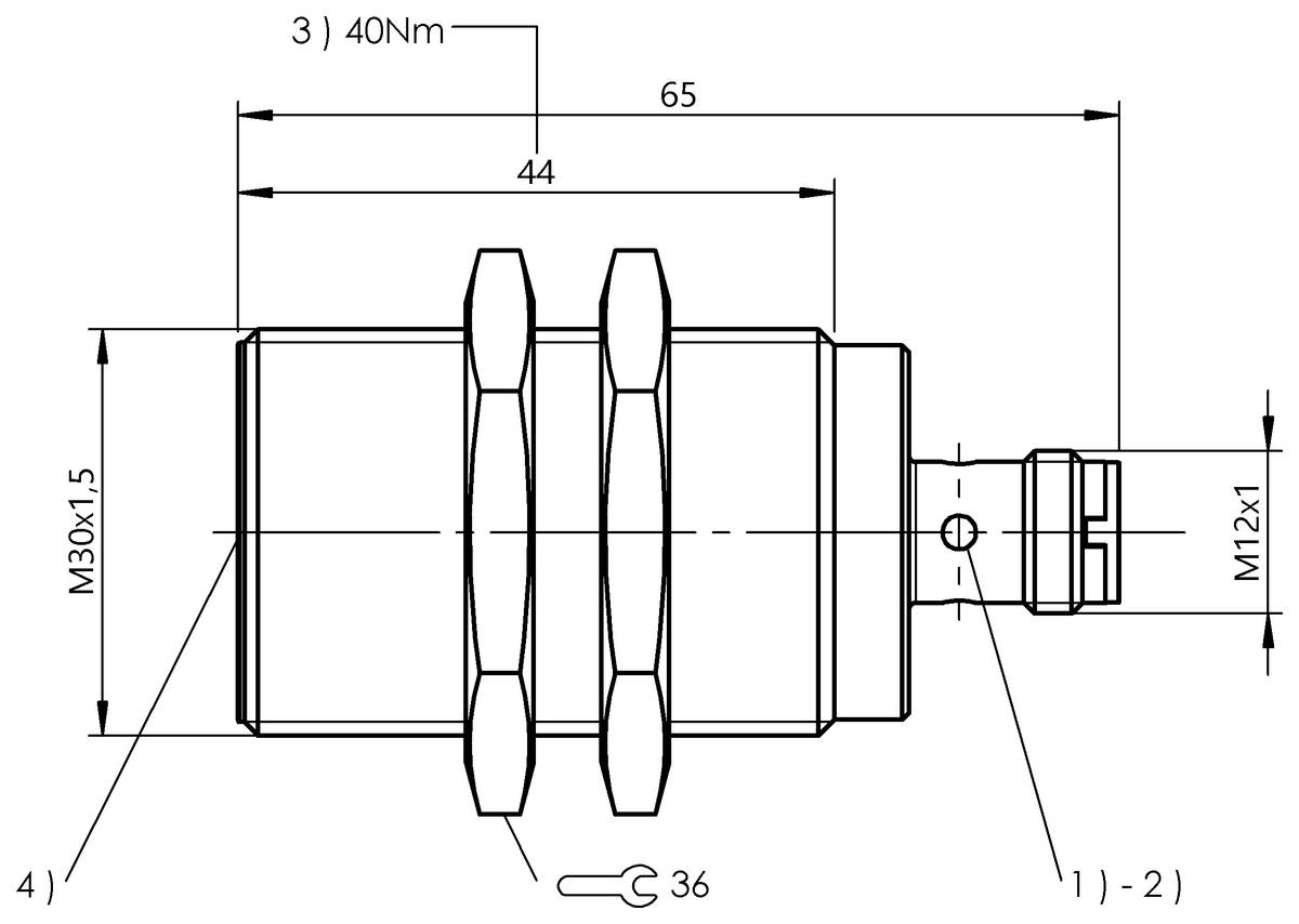 BALLUFF BIS VM-333-401-S4-SA3, BIS V Hochleistungs Reader für den HF-Bereich (13,56 MHz), P/n: BIS01FF-1