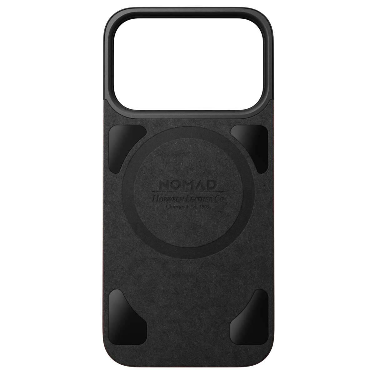 Magn. Leather Back MagSafe iPhone 17 Pro Rustic Brown H.-2