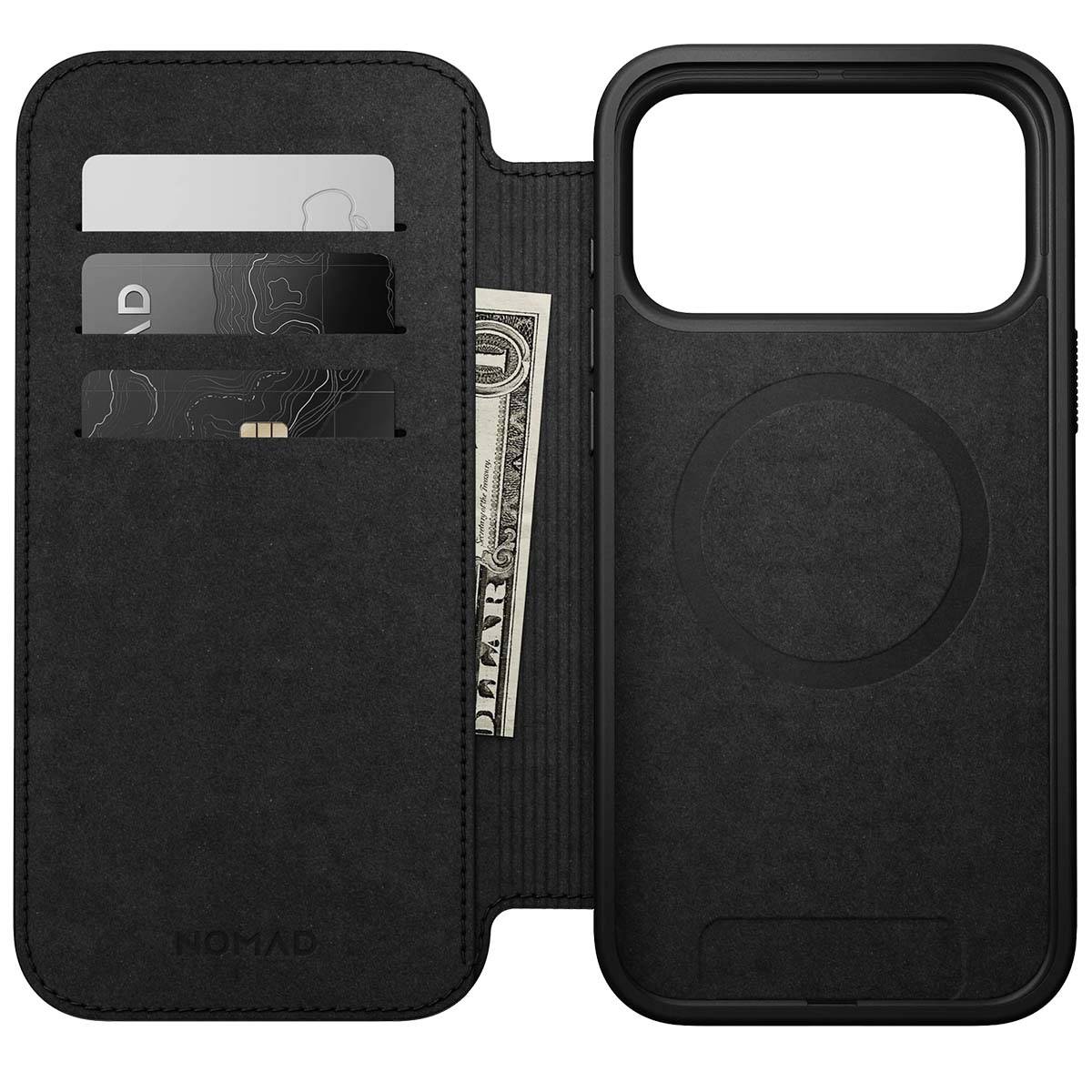 Nomad Modern Leather Folio iPhone 17 Pro Max English Tan-1