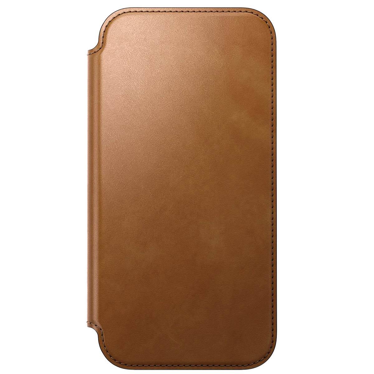 Nomad Modern Leather Folio iPhone 17 Pro Max English Tan-3