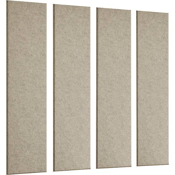 Akustik-Wandplatte HxB 1200 x 300 mm VE 4 Stk beige ab 5 VE. TAKKT Industrial & Packaging GmbH 84303449