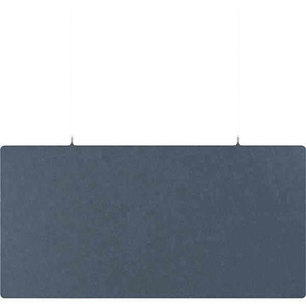Akustik-Deckenplatte PET-Filz HxB 600 x 1200 mm rechteckige Form blau ab 5 Stk. TAKKT Industrial & Packaging-0