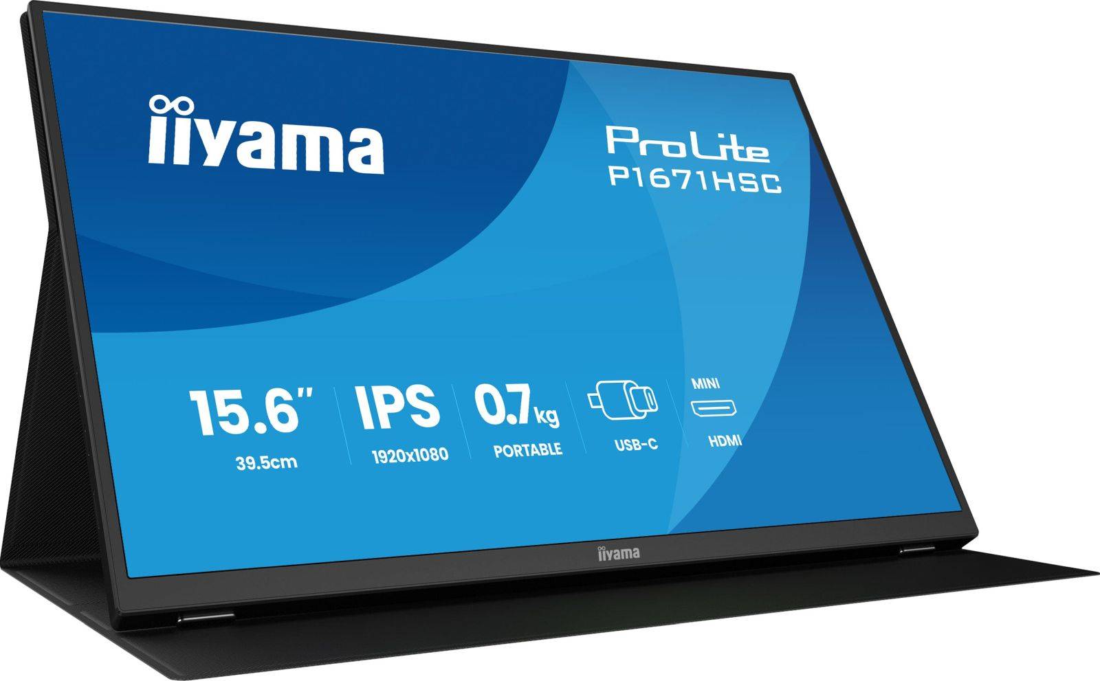 iiyama ProLite P1671HSC-B1 15.6" 16:9 Full HD IPS Portable Display schwarz-3