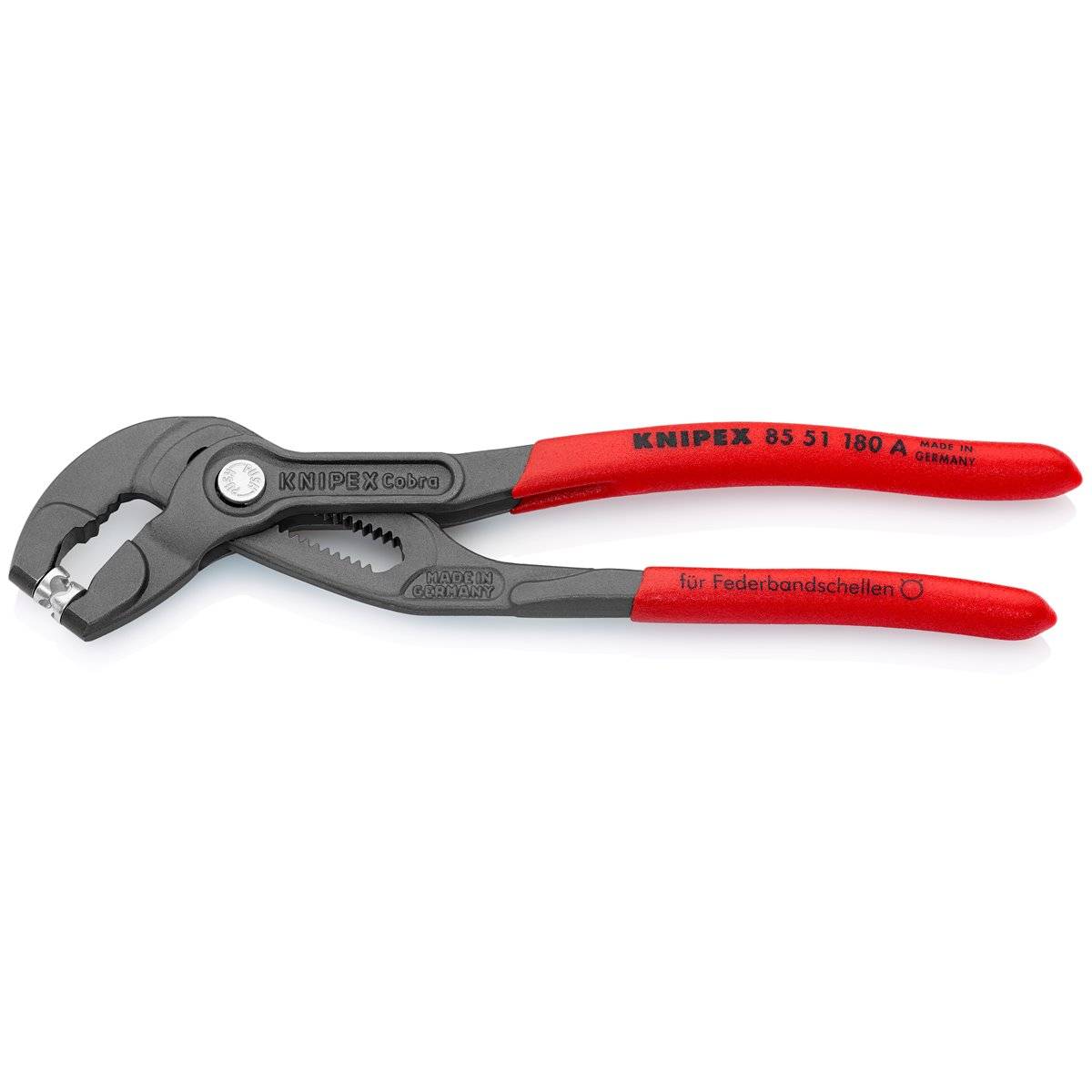 Knipex 85 51 180 A SB Federbandschellen-Zange ge-0