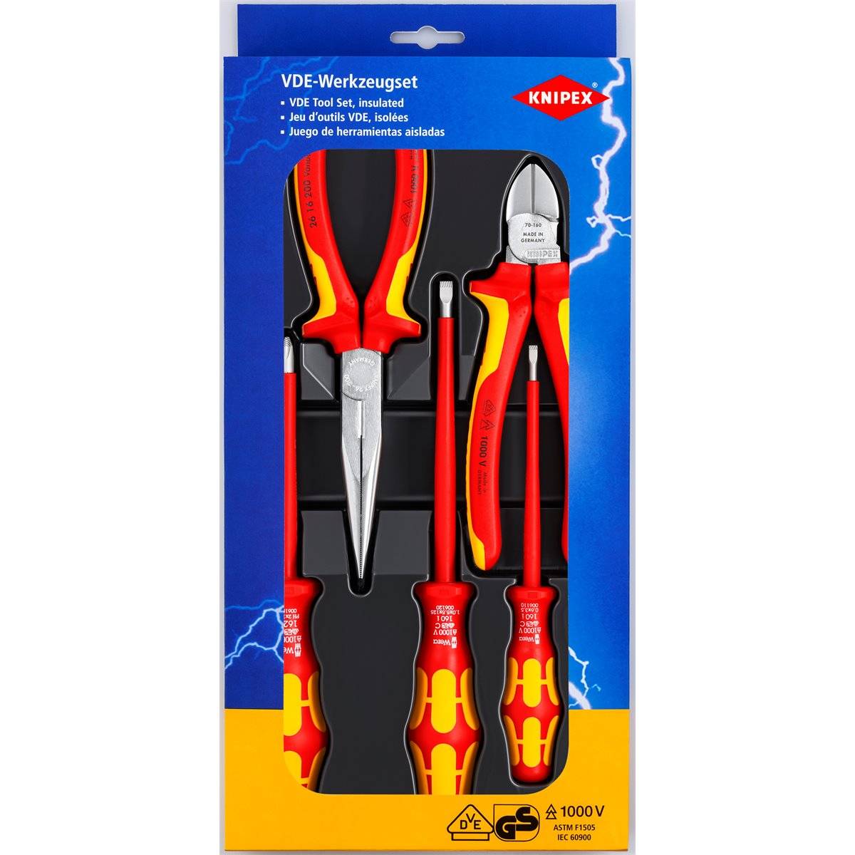 Knipex 00 20 13 VDE-Werkzeugsatz-0