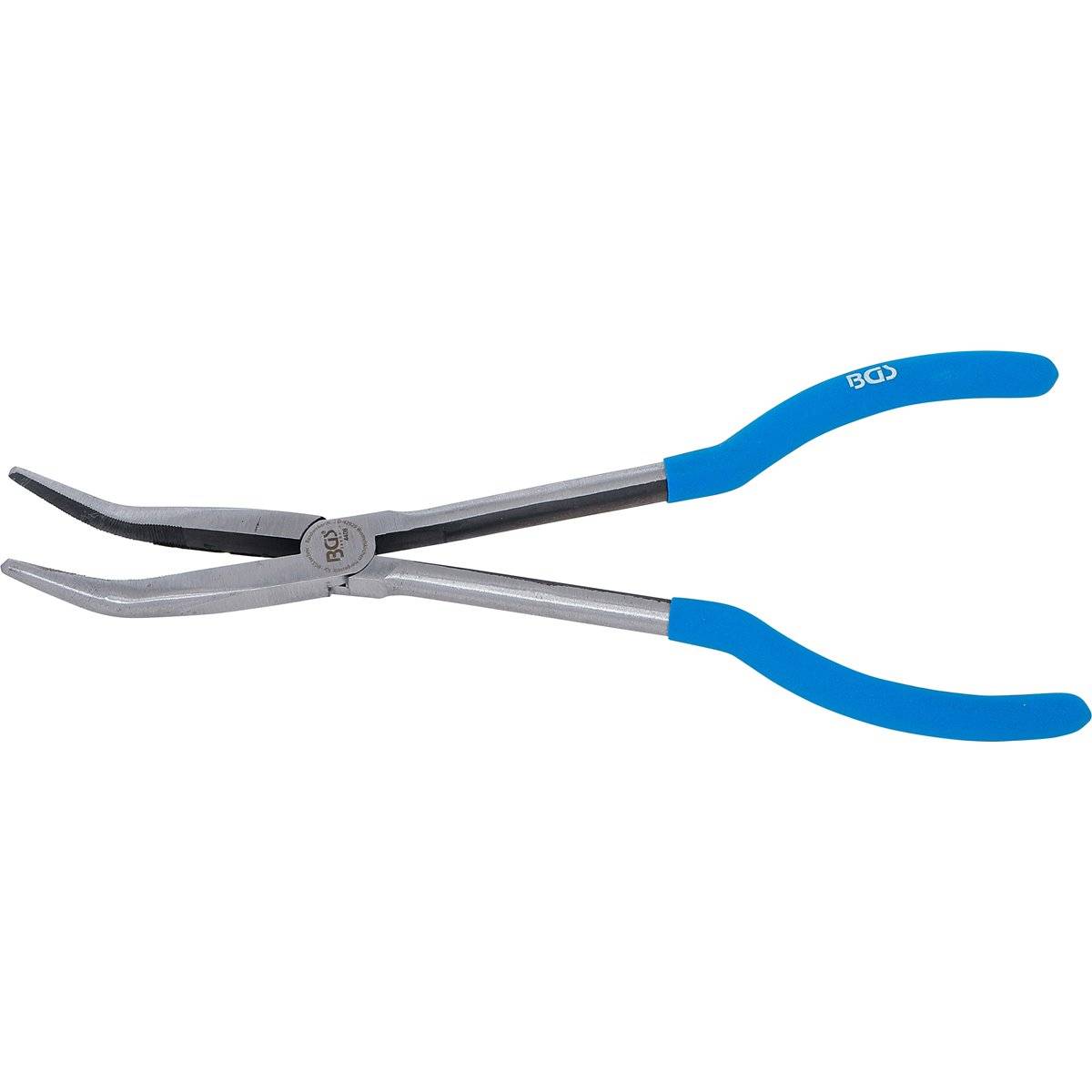 BGS 4406 Telefonzange, extra lang, 45° gebogen, 28 0 mm-0