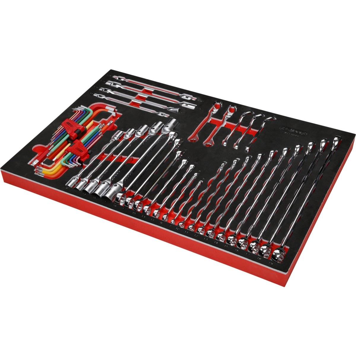 KS-Tools 811.0049 Schraubenschlüssel-Satz in Schau mstoffeinlage, 49-tlg-2
