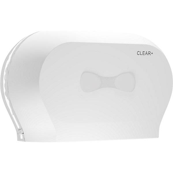Toilettenpapierspender Midi Clear+ HxBxT 1200 x 800 x 2200 mm Kunststoff weiß. CWS Hygiene Deutschland GmbH &-2