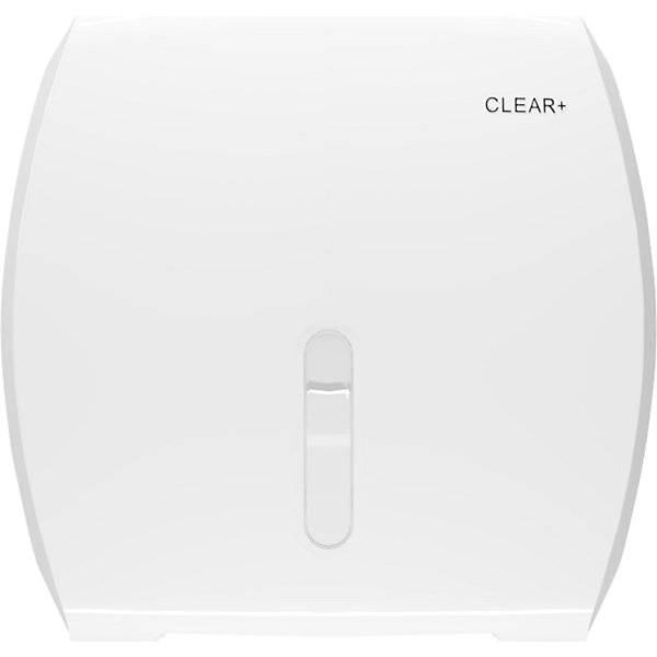 Toilettenpapierspender Jumbo Clear+ HxBxT 310 x 590 x 555 mm Kunststoff weiß. CWS Hygiene Deutschland GmbH &-2