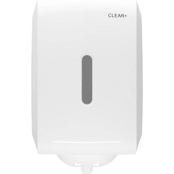 Hand- und Wischtuchspender Innenabrollung Clear+ mit Innenabrollung HxBxT 473 x 391 x 669 mm. CWS Hygiene-1